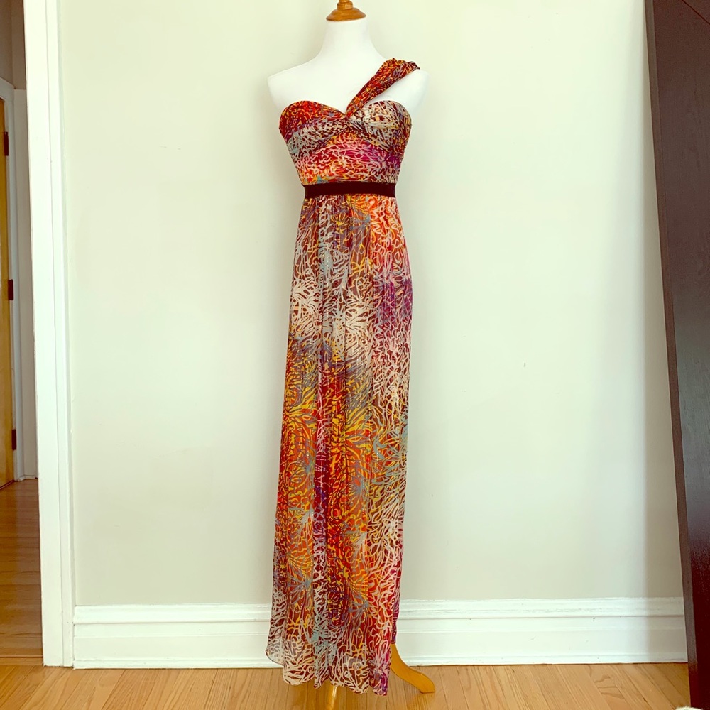 NWT BCBG MAXAZRIA Multicolored Inga Dress Sz 2